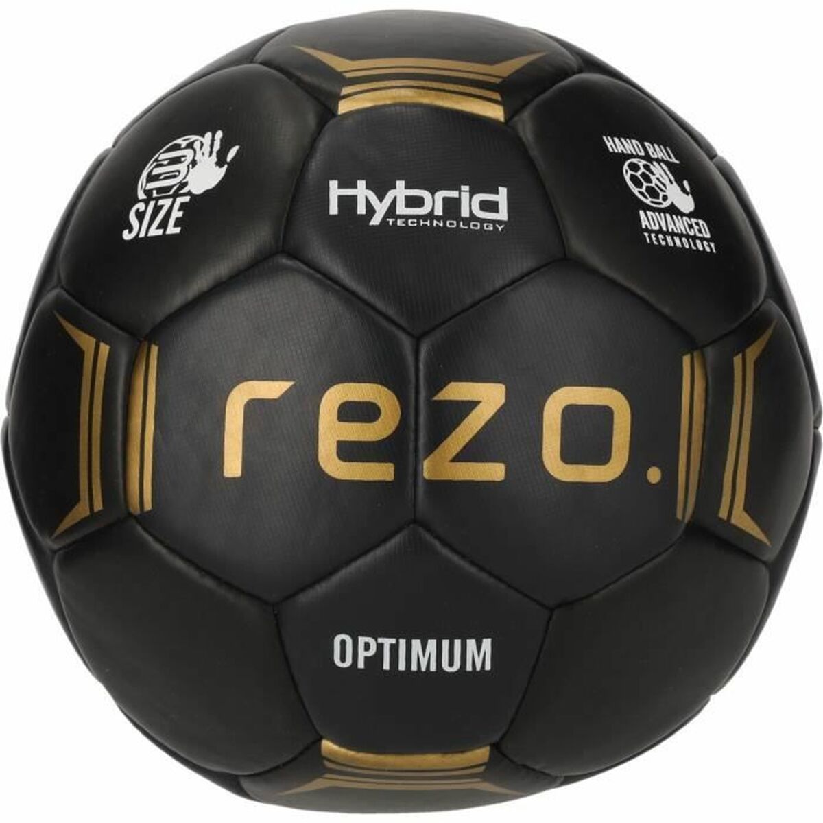 Handboll Optimum Svart Gyllene (Storlek 3)