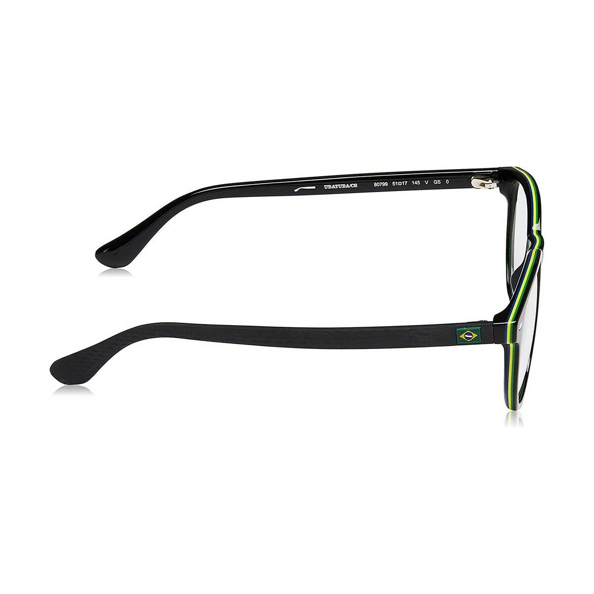 Glasögonbågar Havaianas UBATUBACS807U Svart Röd Ø 51 mm - 3