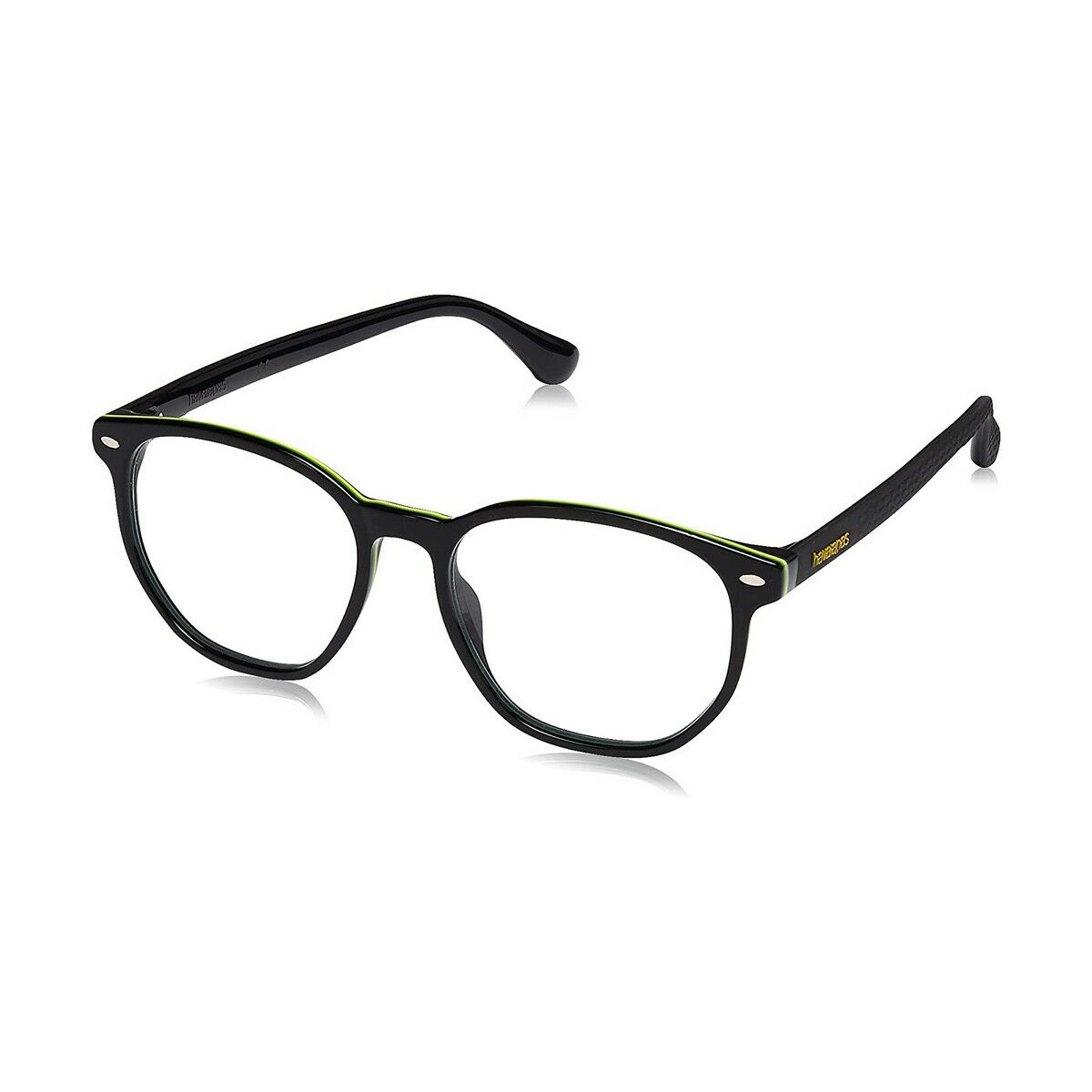 Glasögonbågar Havaianas UBATUBACS807U Svart Röd Ø 51 mm