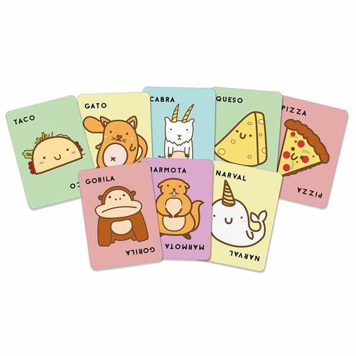 Utbildningsspel Lúdilo Taco, Gato, Cabra, Queso, Pizza - 2