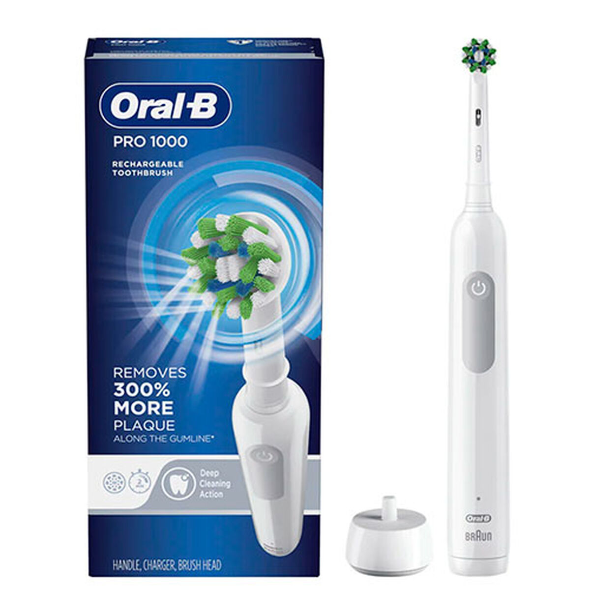 Elektrisk Tandborste Oral-B PRO 1 Vit