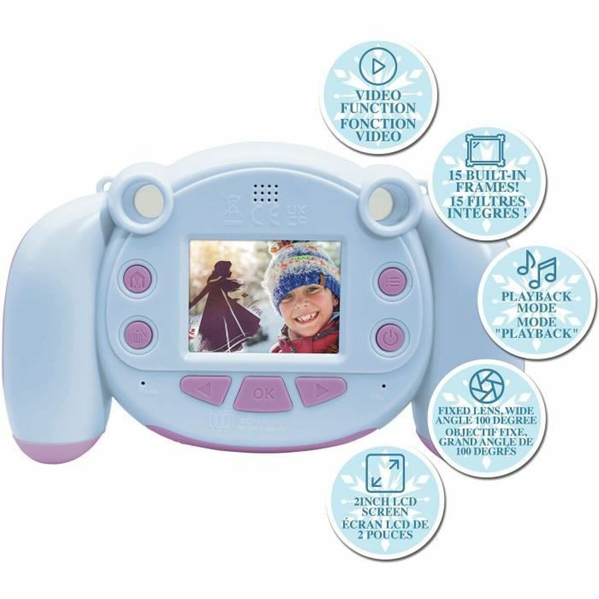 Digitalkamera för barn Lexibook Frozen - 3