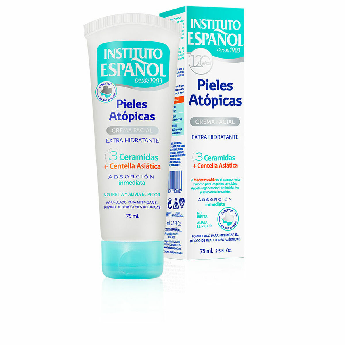 Fuktkräm Instituto Español Piel Atópica 75 ml Atopisk hud