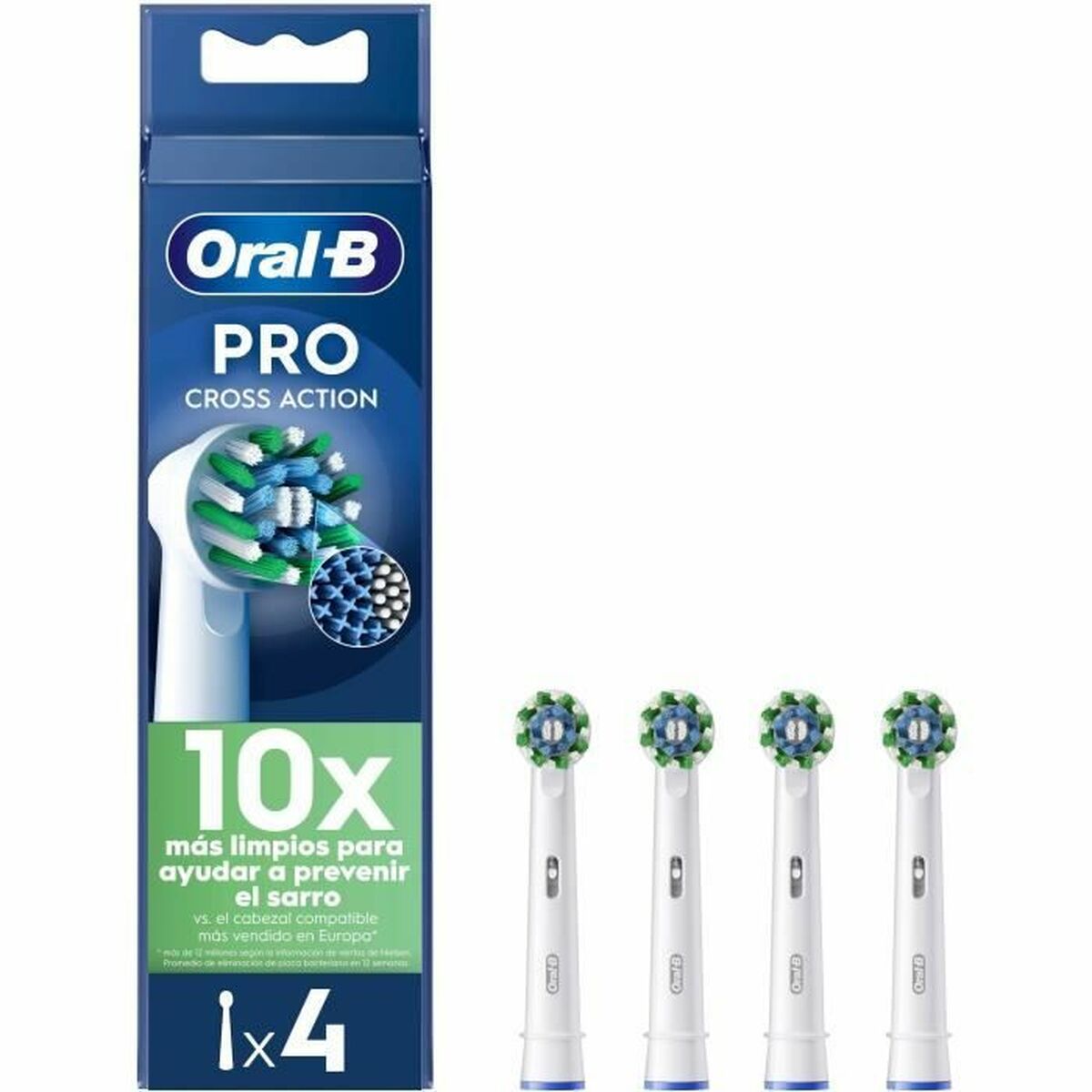 Reservdel till Eltandborste Oral-B Pro Cross Action Vit