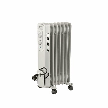 Oljeelement (6 ribbor) JATA Vit 1500 W