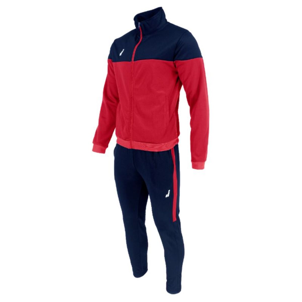 Träningsoverall, Vuxen Joluvi Sambil Röd Marinblå Unisex 2 Delar - 2