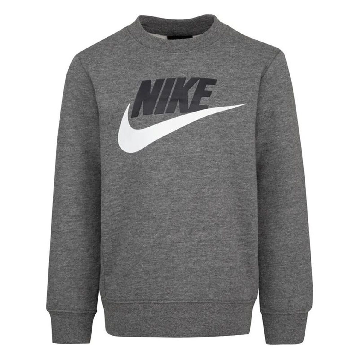 Tröja utan huva Barn Nike Club Hbr Grå
