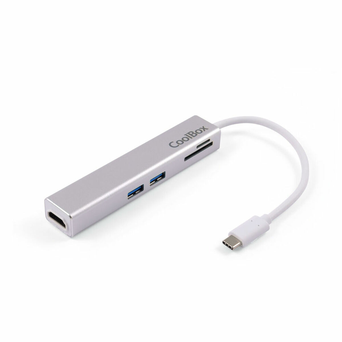 Dockstation CoolBox COO-DOCK-02 Vit - 3