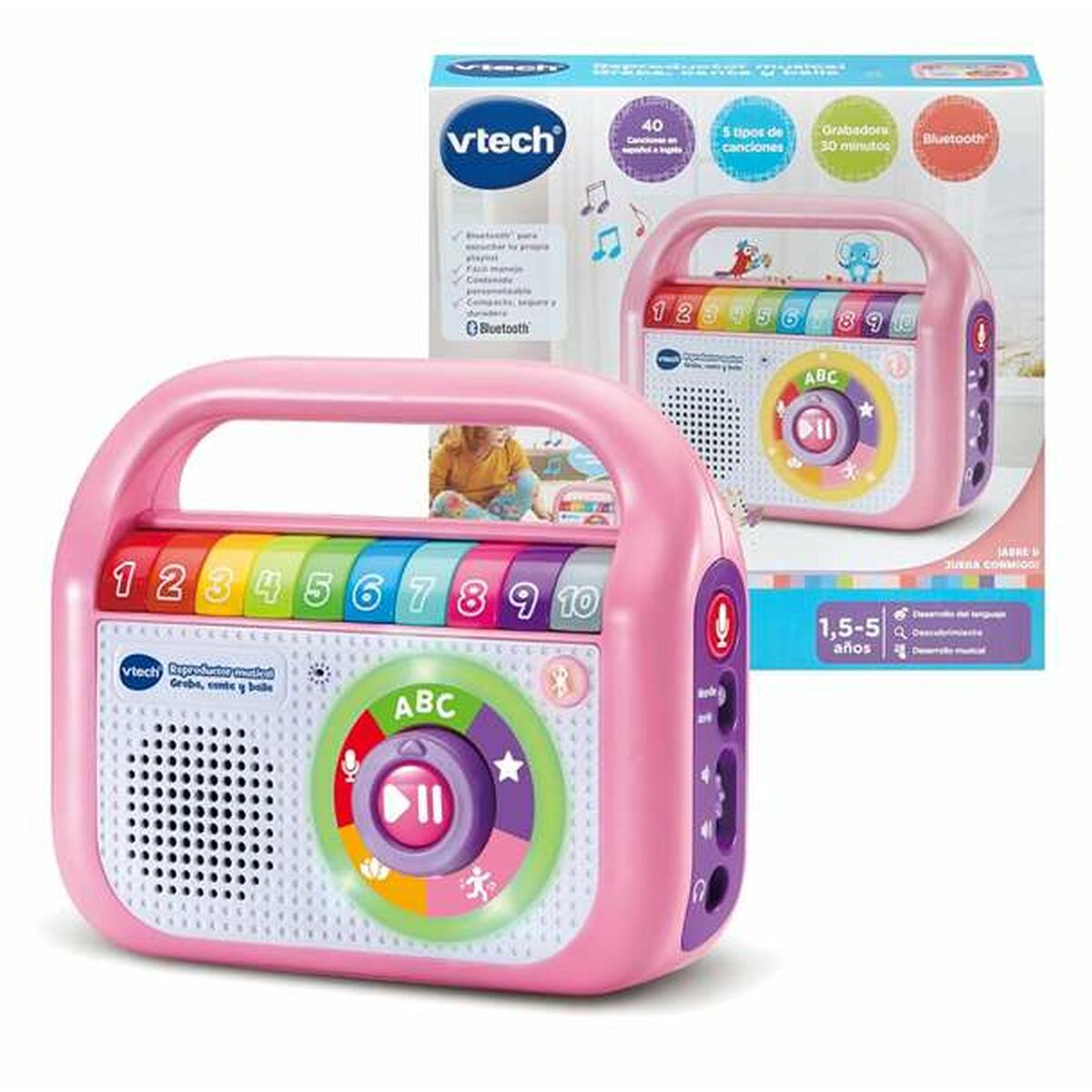 Musikalisk Leksak Vtech 14,8 x 17,5 x 6 cm - 2