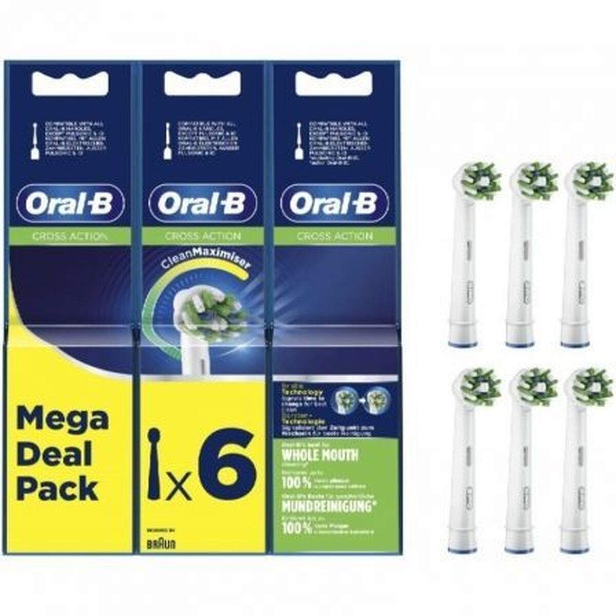 Reservdel till Eltandborste Oral-B 6 antal