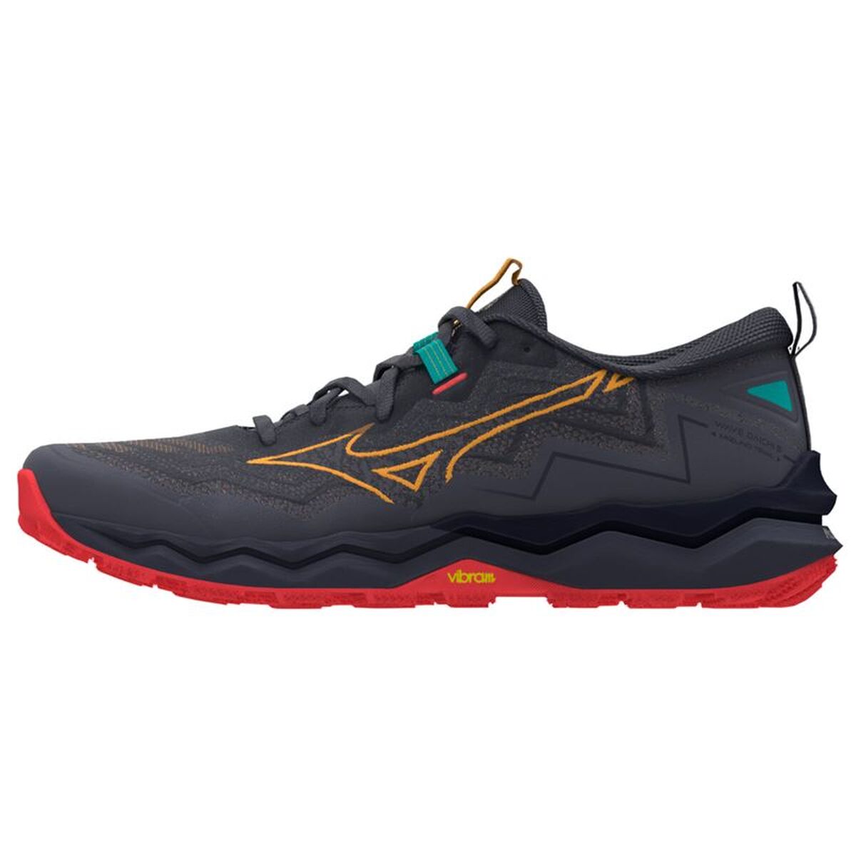 Herr trail löparskor (bergslöpning) Mizuno Wave Daichi 9 Mörkgrå - 2