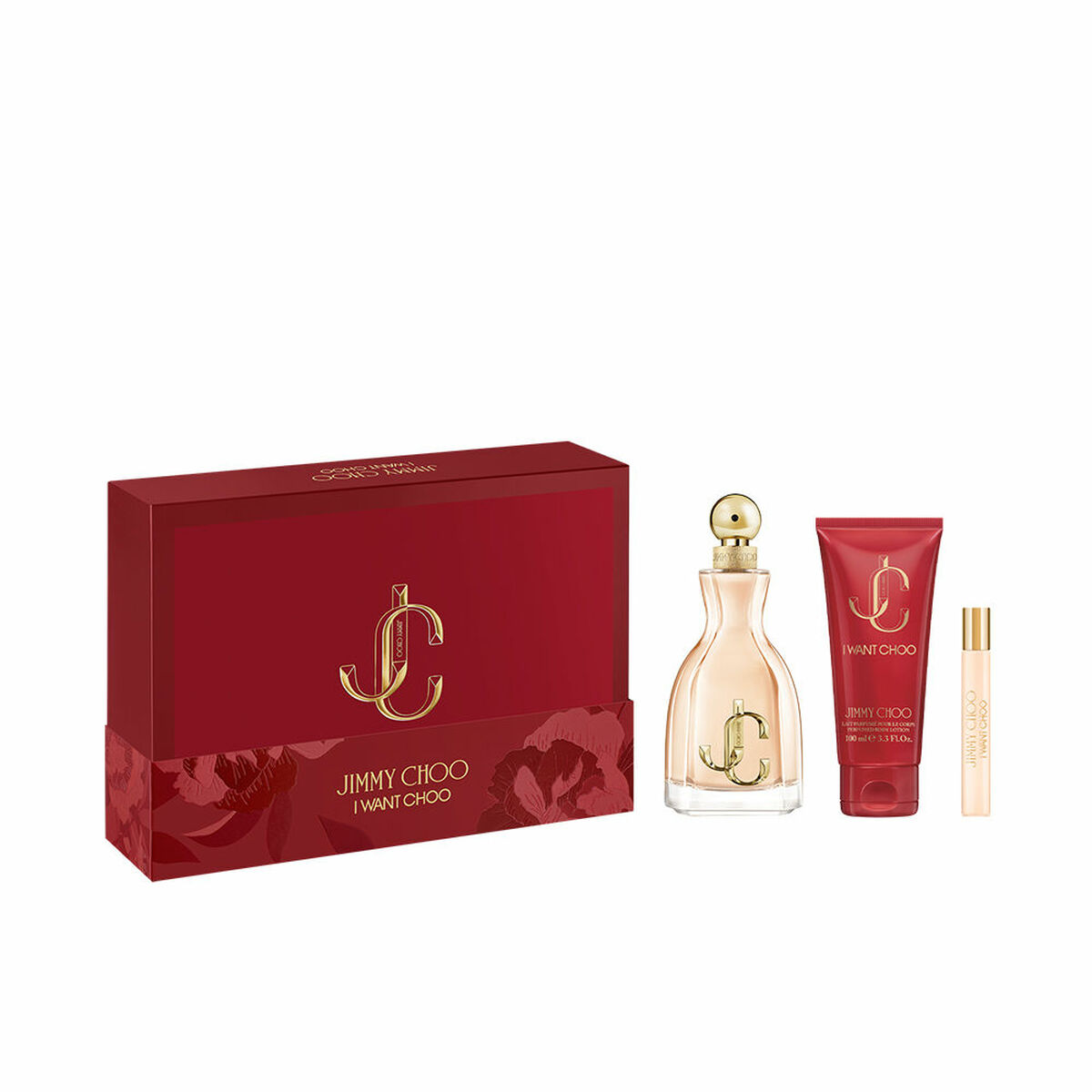 Parfymset Damer Jimmy Choo I WANT CHOO 3 Delar