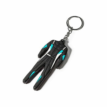 Nyckelkedja Sparco Leather Suit Racing Svart