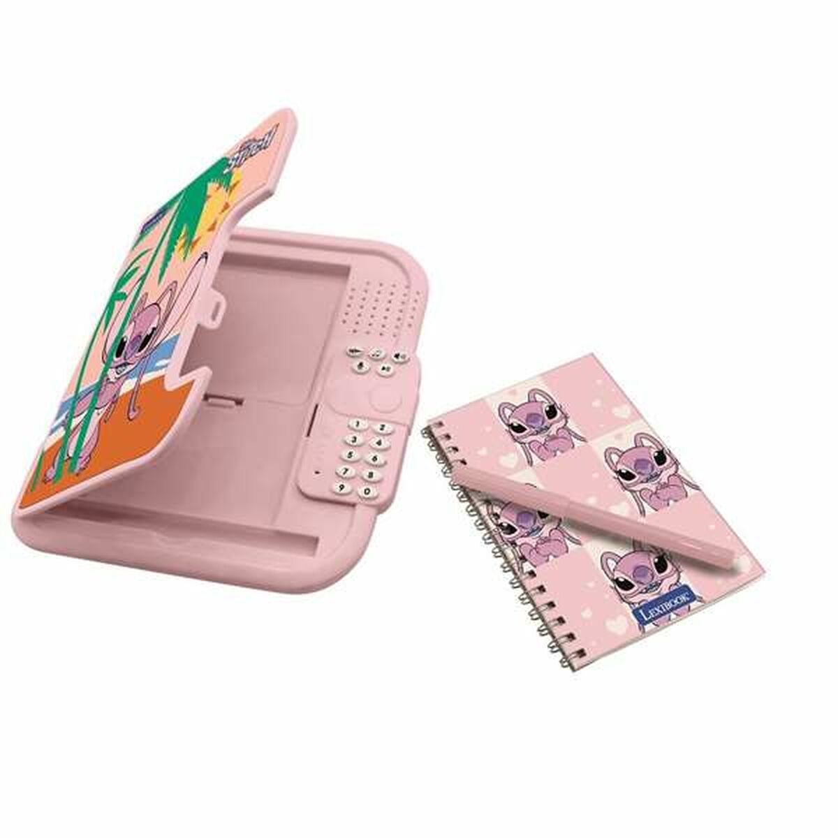 Interaktiv leksak Stitch Angel Rosa Dagbok