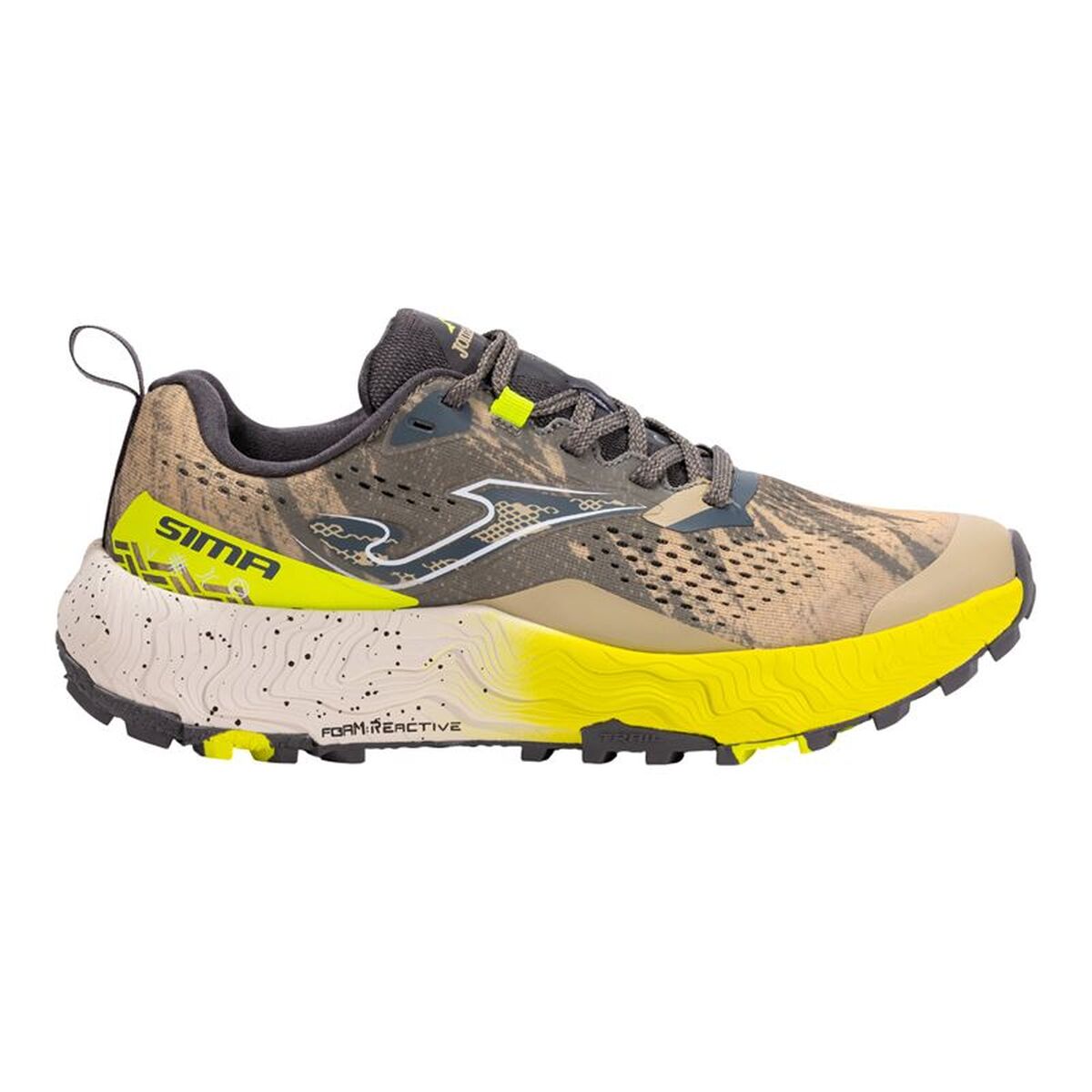 Herr trail löparskor (bergslöpning) Joma Sport 2526 Gul Beige