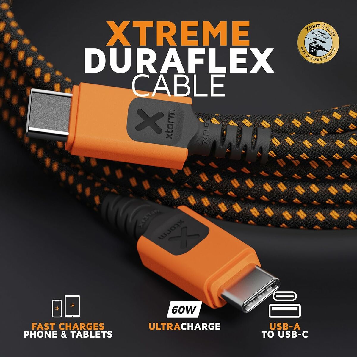 USB-kabel Xtorm CXX2003 Orange - 2