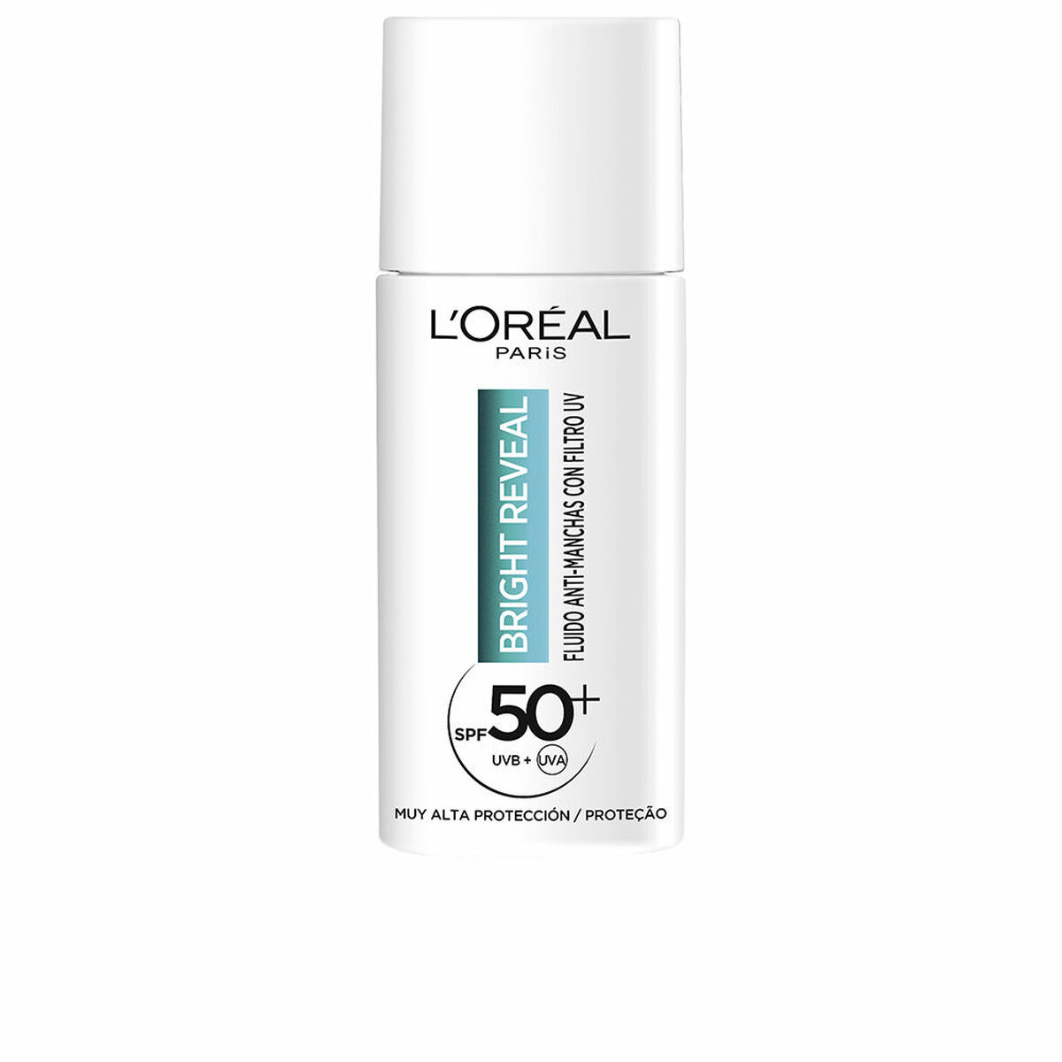 Behandling av bruna fläckar L'Oreal Make Up Bright Reveal Spf 50 Spf 50+ 50 ml Niacinamid