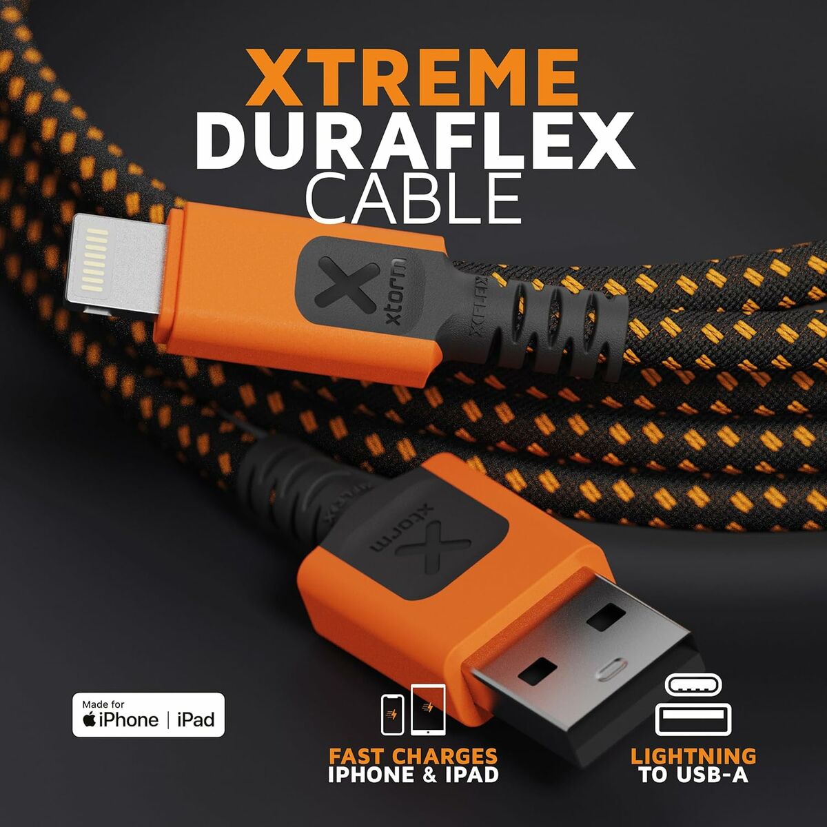 USB-kabel Xtorm CXX2001 Orange - 2