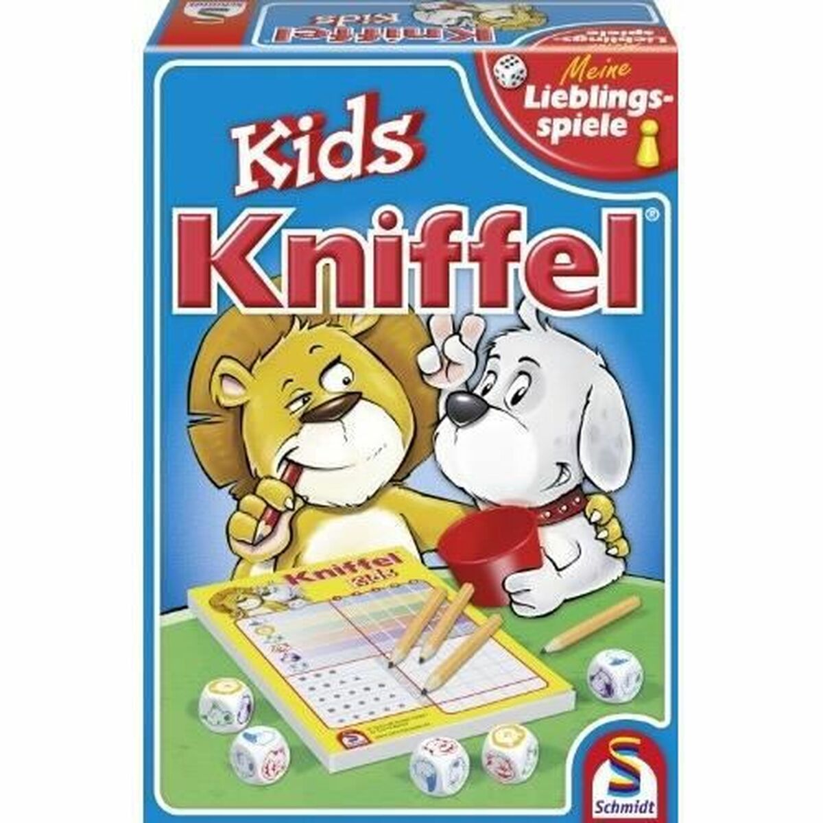 Sällskapsspel Schmidt Spiele Kniffel Kids 21 x 28 x 7 cm