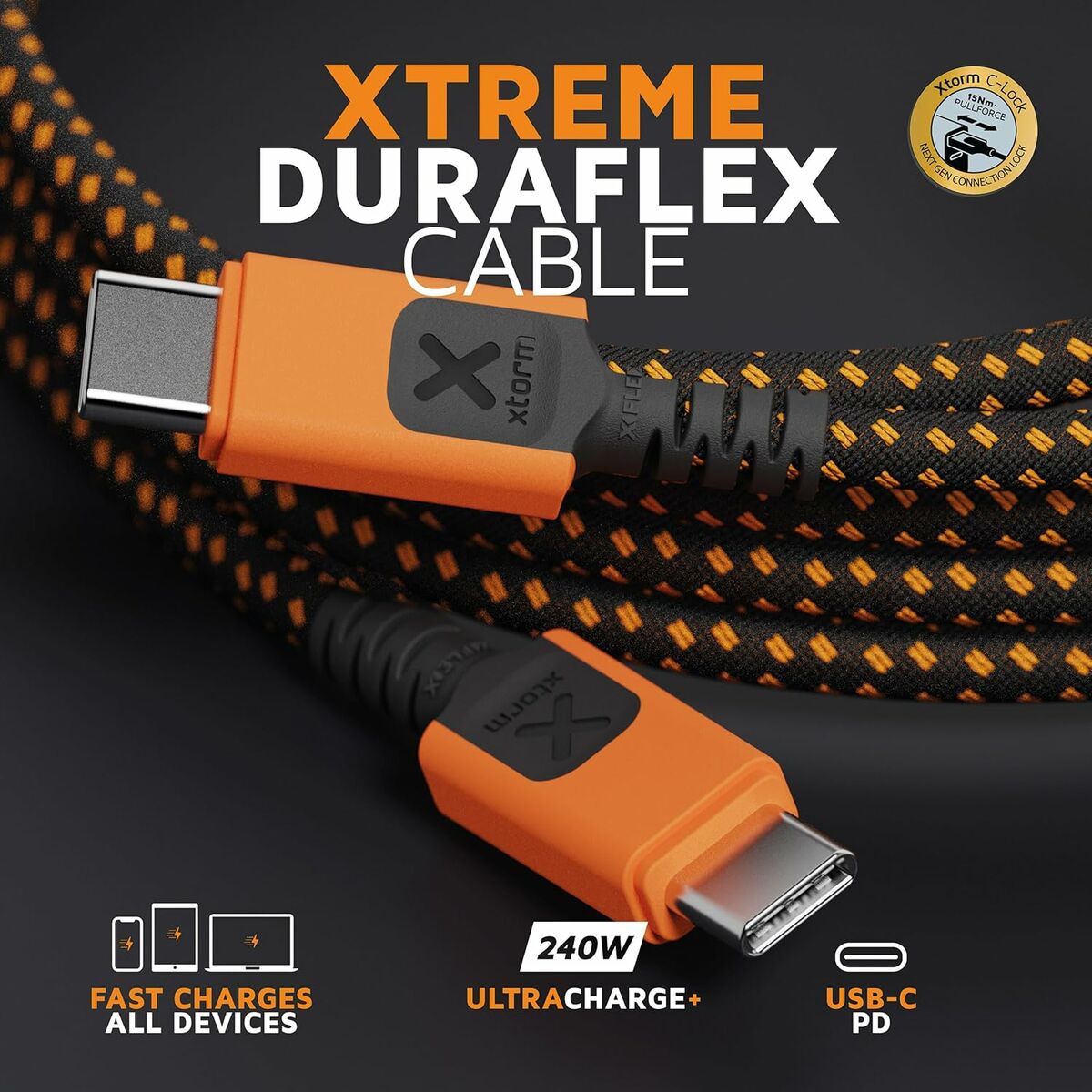 USB-kabel Xtorm CXX2006 Orange - 2