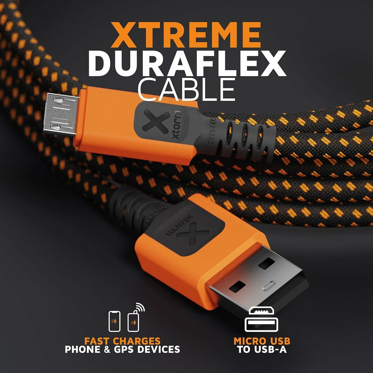 USB-kabel Xtorm CXX2008 Orange - 2