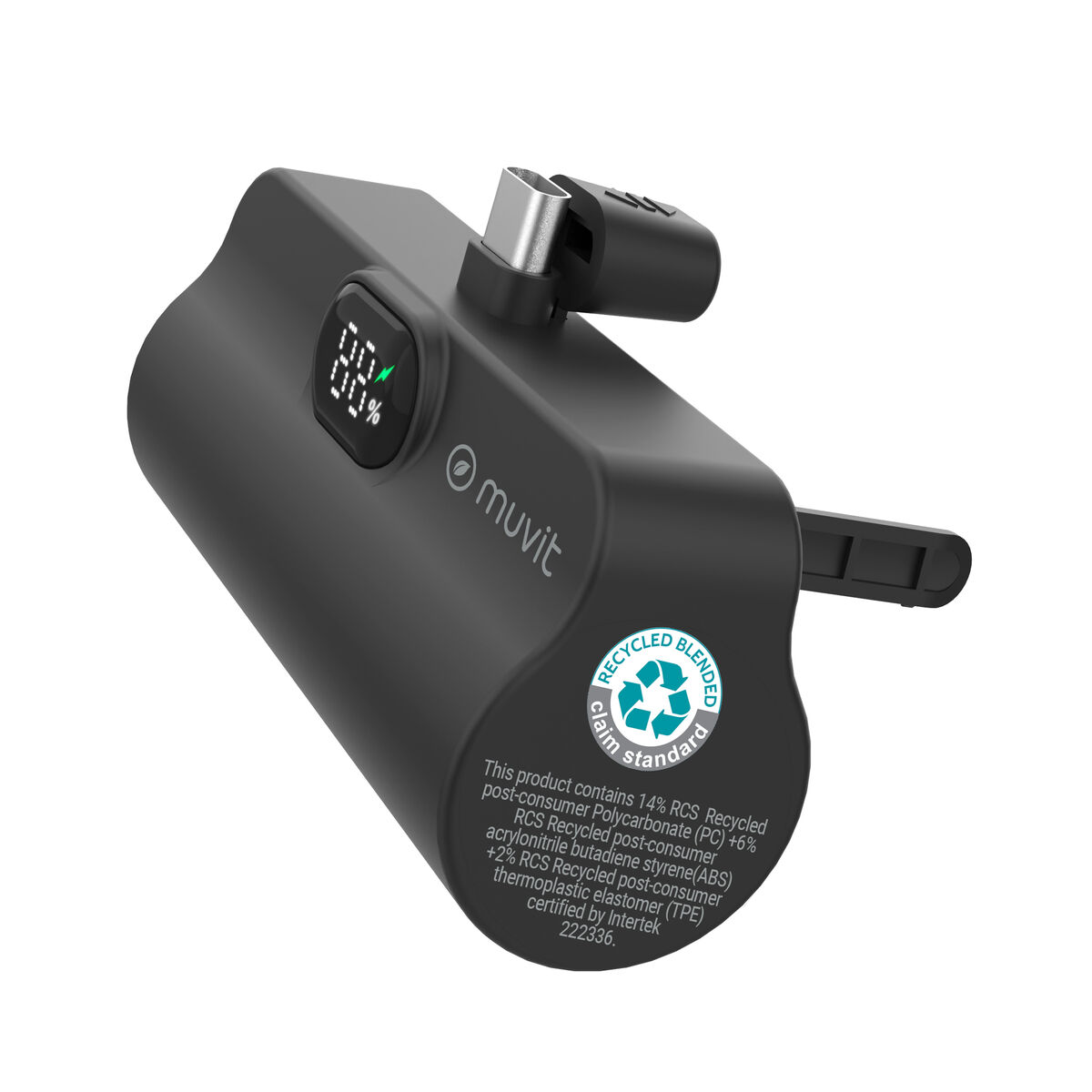 Powerbank Muvit for Change DP53D-R-PD Svart 5000 mAh