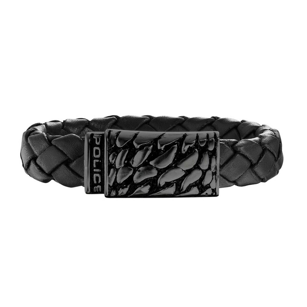 Herrarmband Police PJ25729BLB01S Läder 17 cm