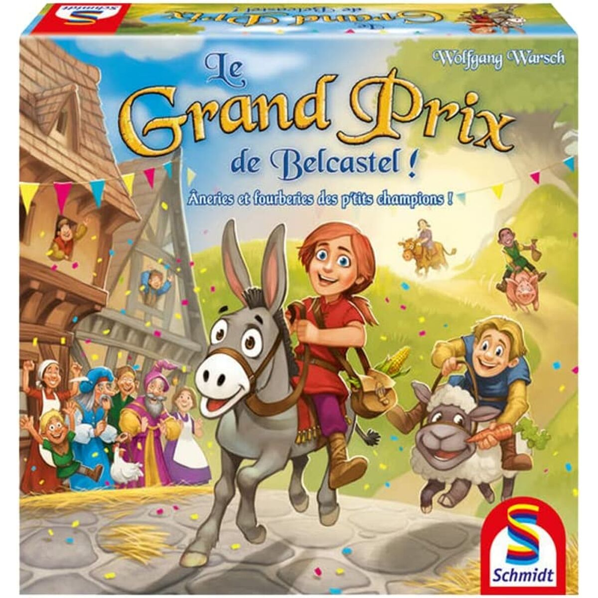 Sällskapsspel Schmidt Spiele Le Grand Prix de Belcastel 30 x 8 x 30 cm