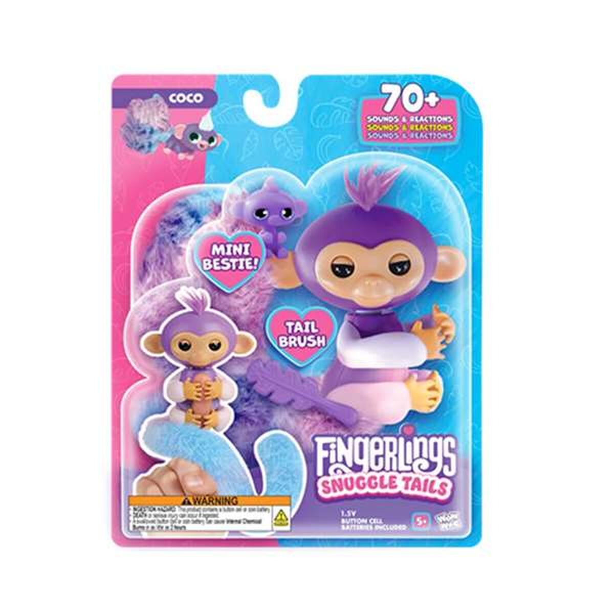Mjukisleksak Bizak Fingerlings