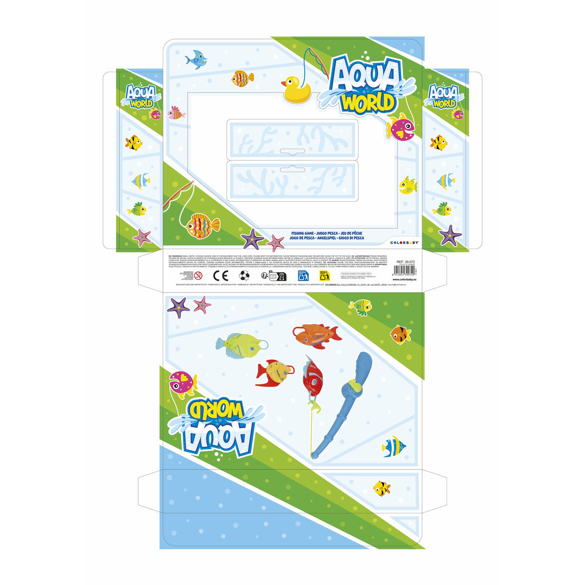 Magnetiskt fiskespel Colorbaby Aqua World - 2