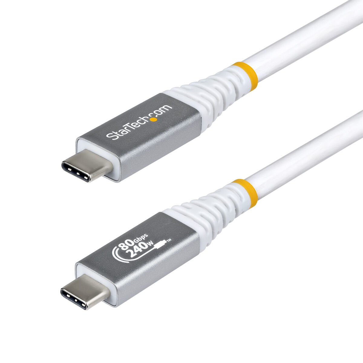 USB-kabel Startech CC1M80GUSB4CABLEW Vit 1 m