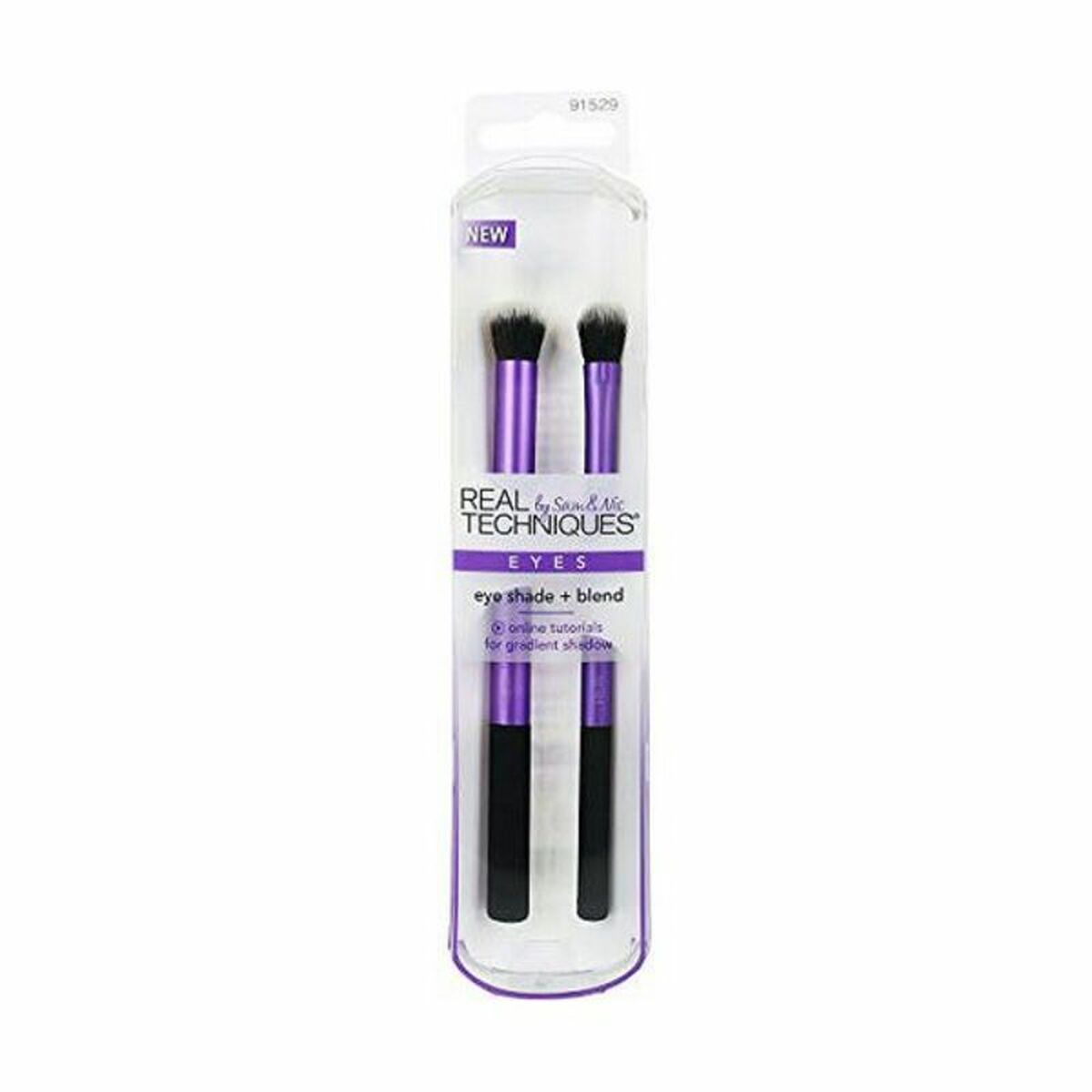 Sminkborste Real Techniques Eye Shade Blend (2 pcs) 2 Delar - 3