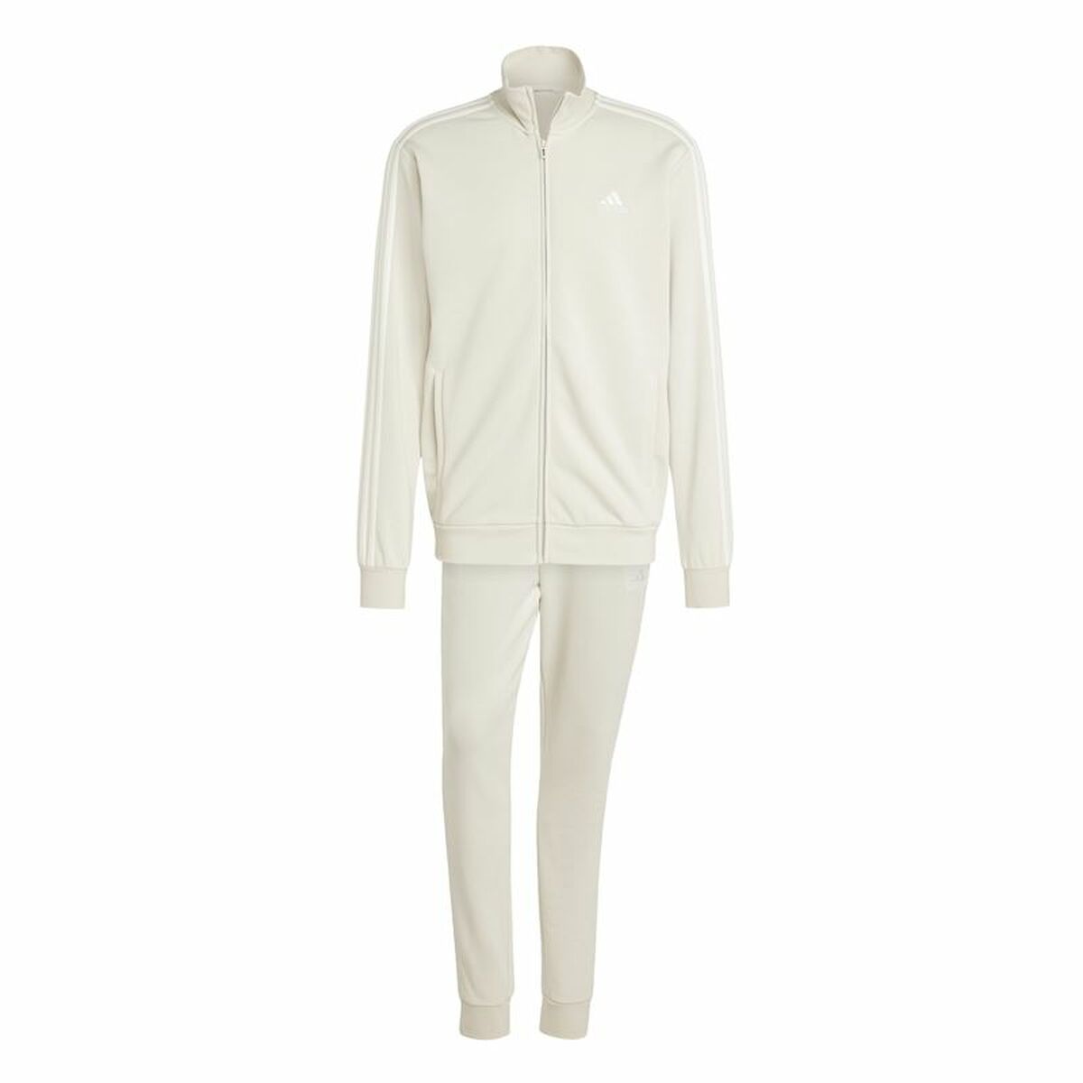 Träningsoverall, Vuxen Adidas Basic 3S French Terry Män