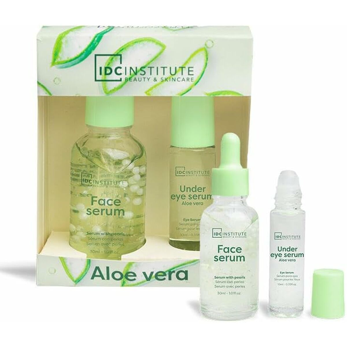 Kit för personlig omvårdnad IDC Institute ALOE VERA 2 Delar