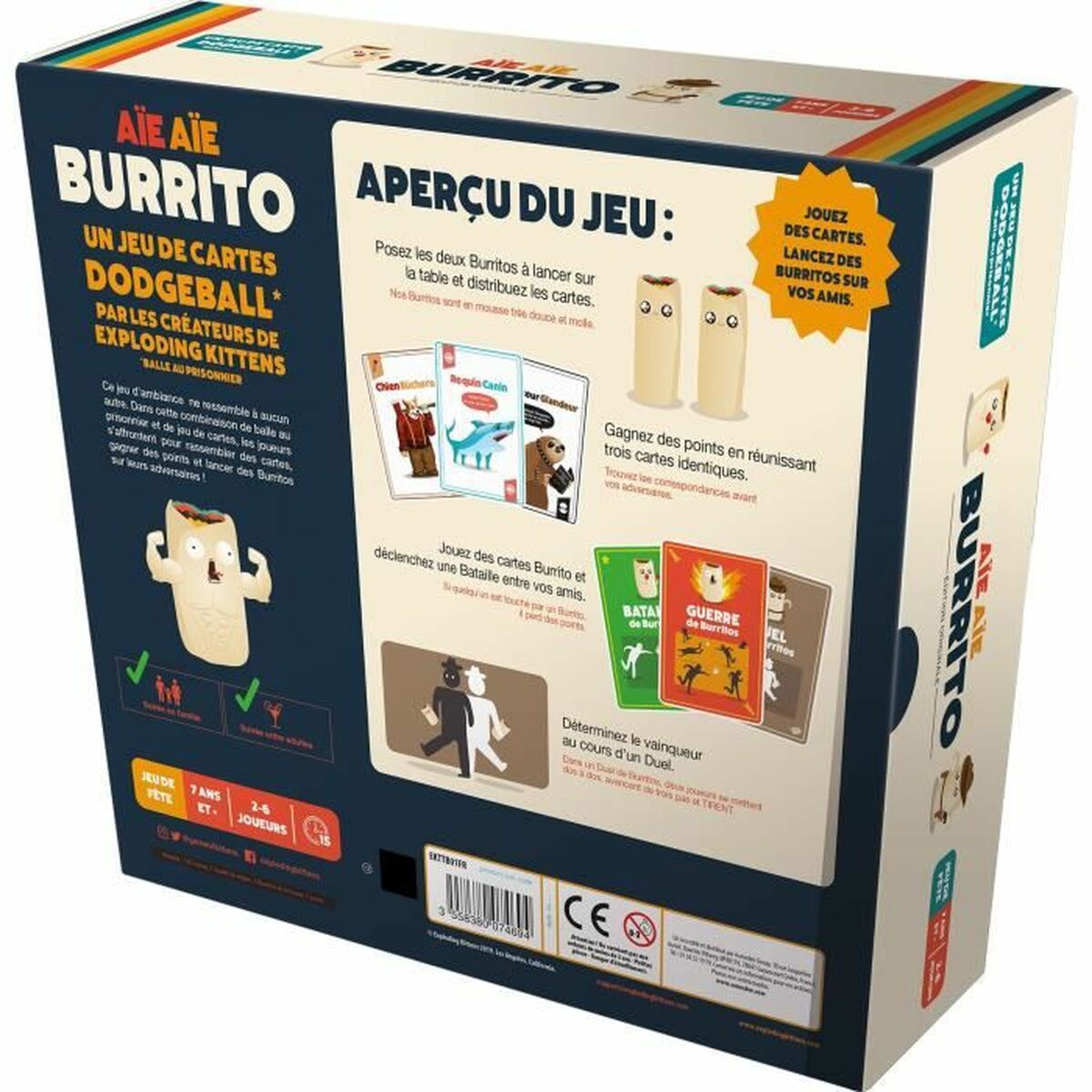 Sällskapsspel Asmodee Aïe Aïe Burrito - 3