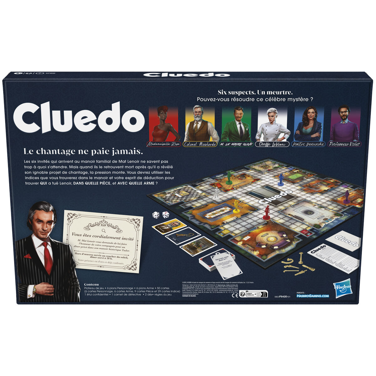 Sällskapsspel Hasbro Cluedo - 3