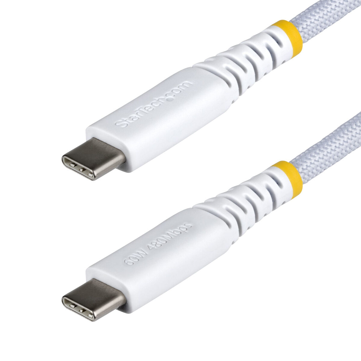 USB-kabel Startech USB2CC1MNCBRWH Vit 1 m