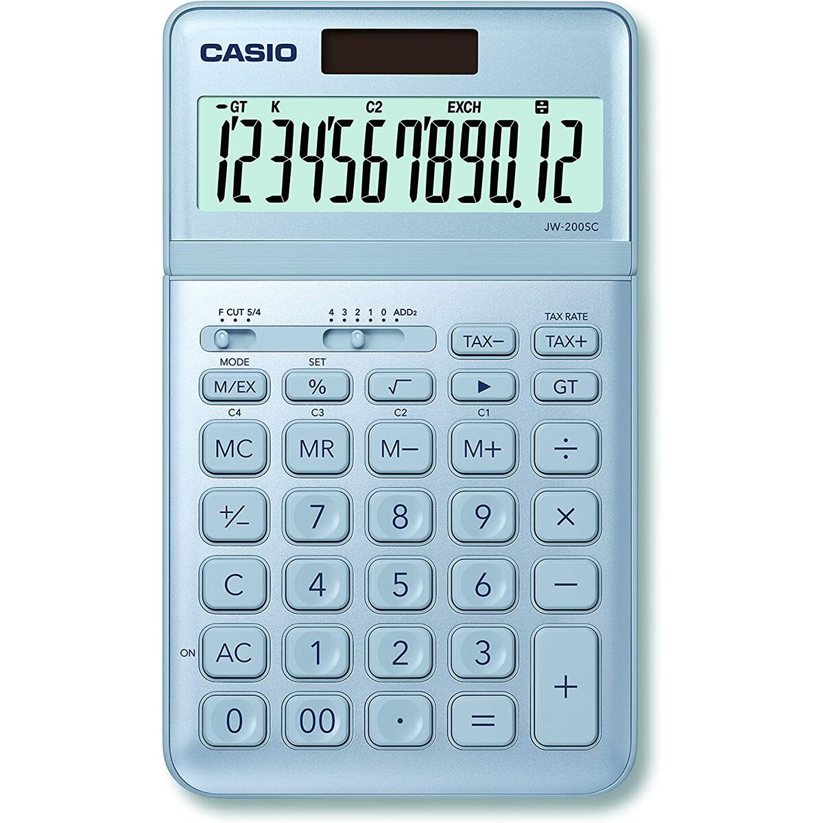 Kalkylator Casio JW-200SC-BU Blå Plast
