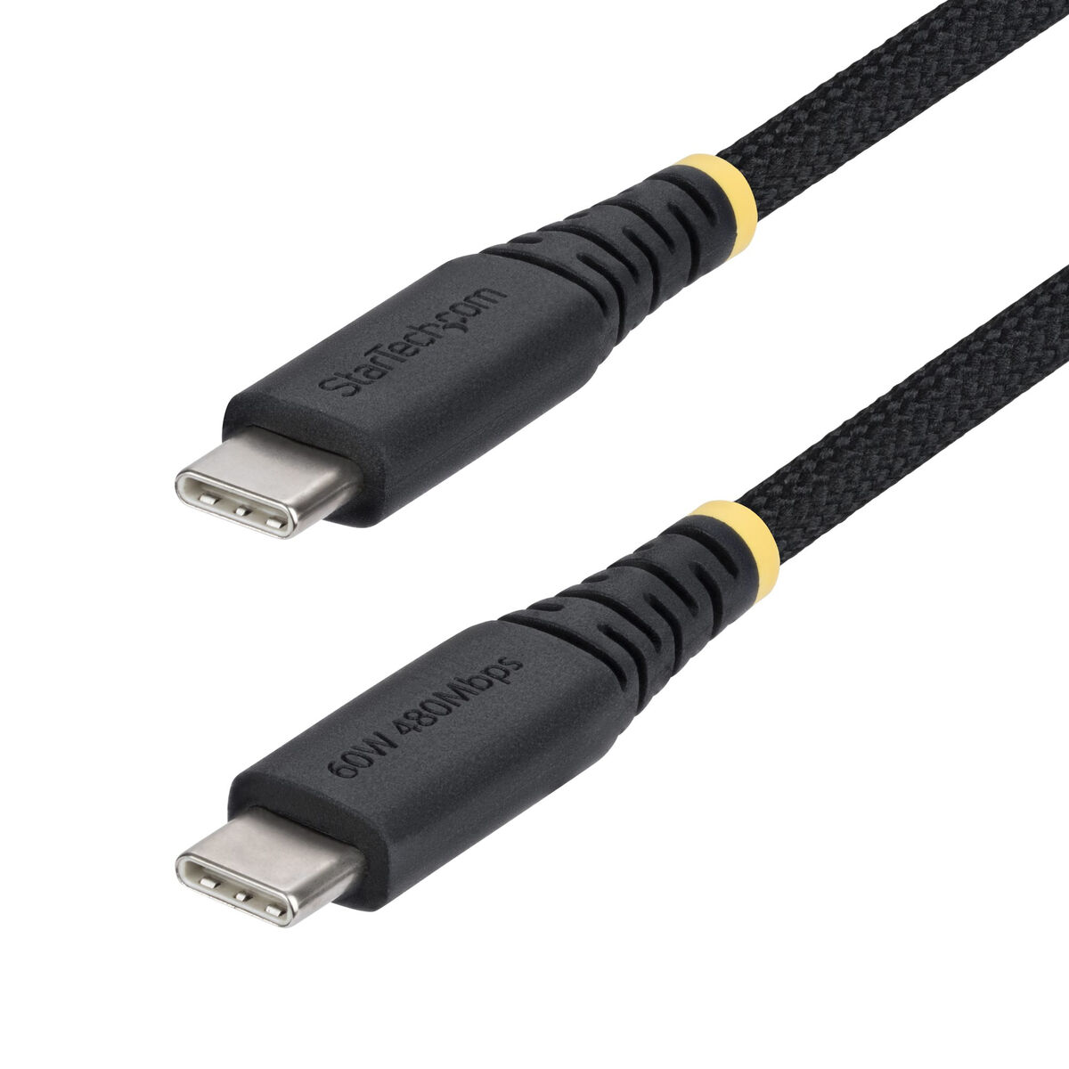 USB-kabel Startech USB2CC2MNCBR Svart 2 m