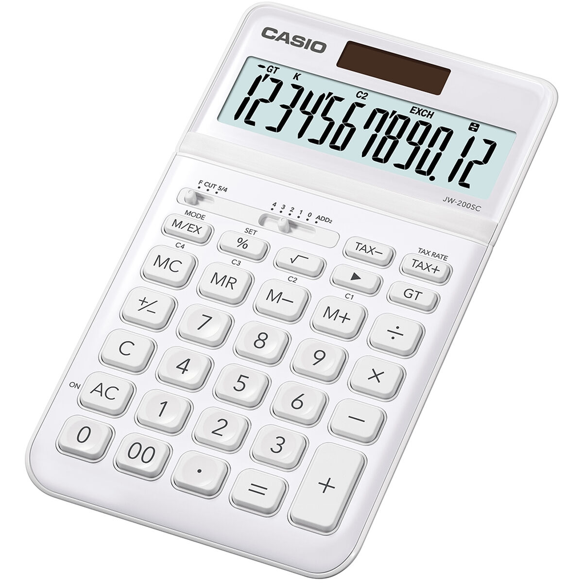 Kalkylator Casio JW-200SC-WE Vit Plast - 2