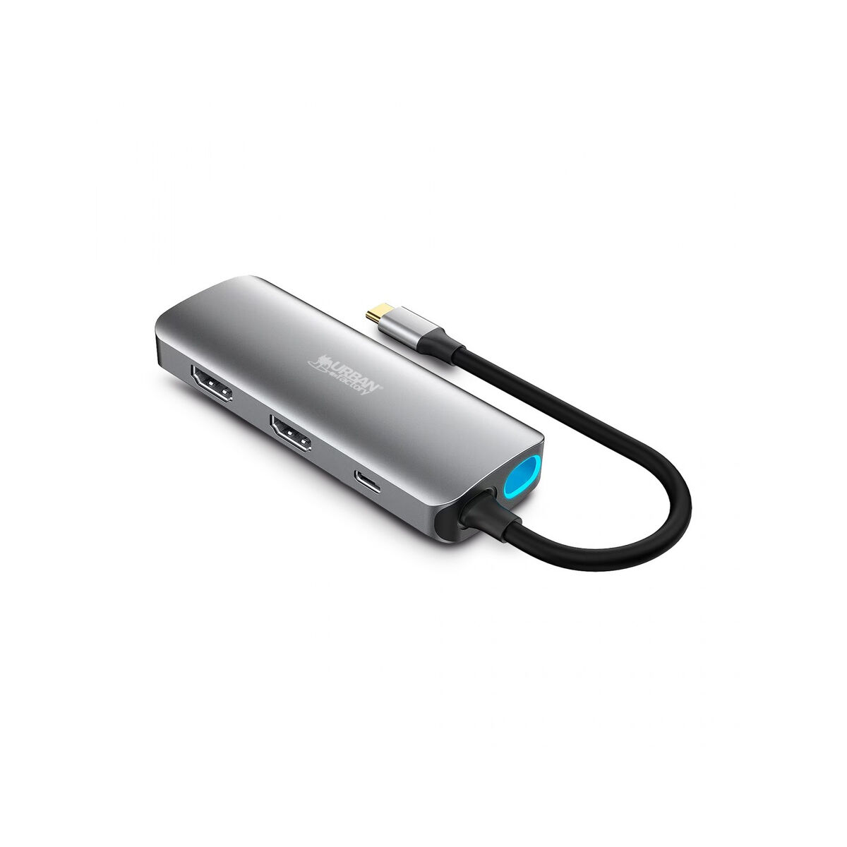 USB-HUB-C Urban Factory MHC55UF Grå - 3