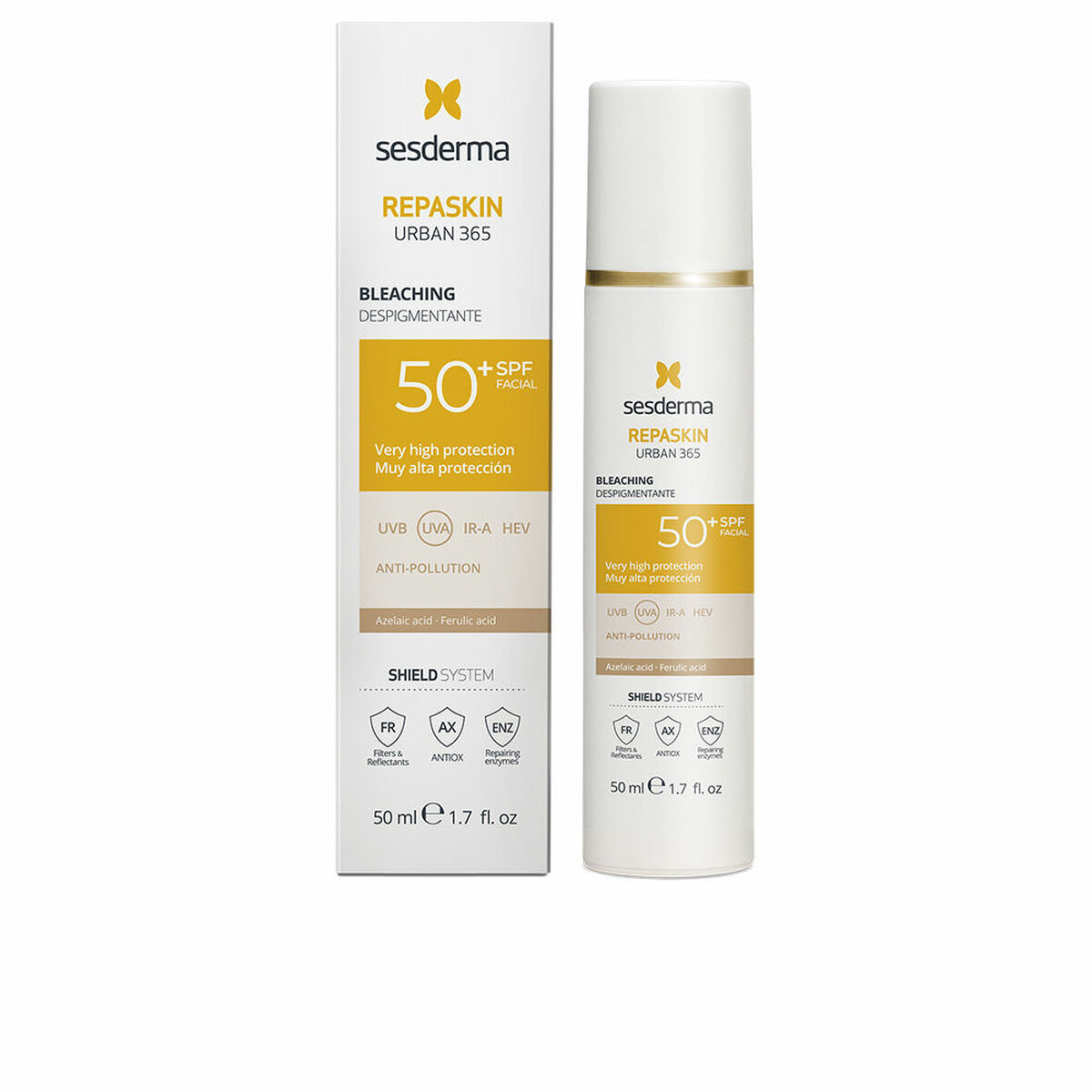 Kräm mot pigment Sesderma REPASKIN Spf 50 Spf 50+ 50 ml