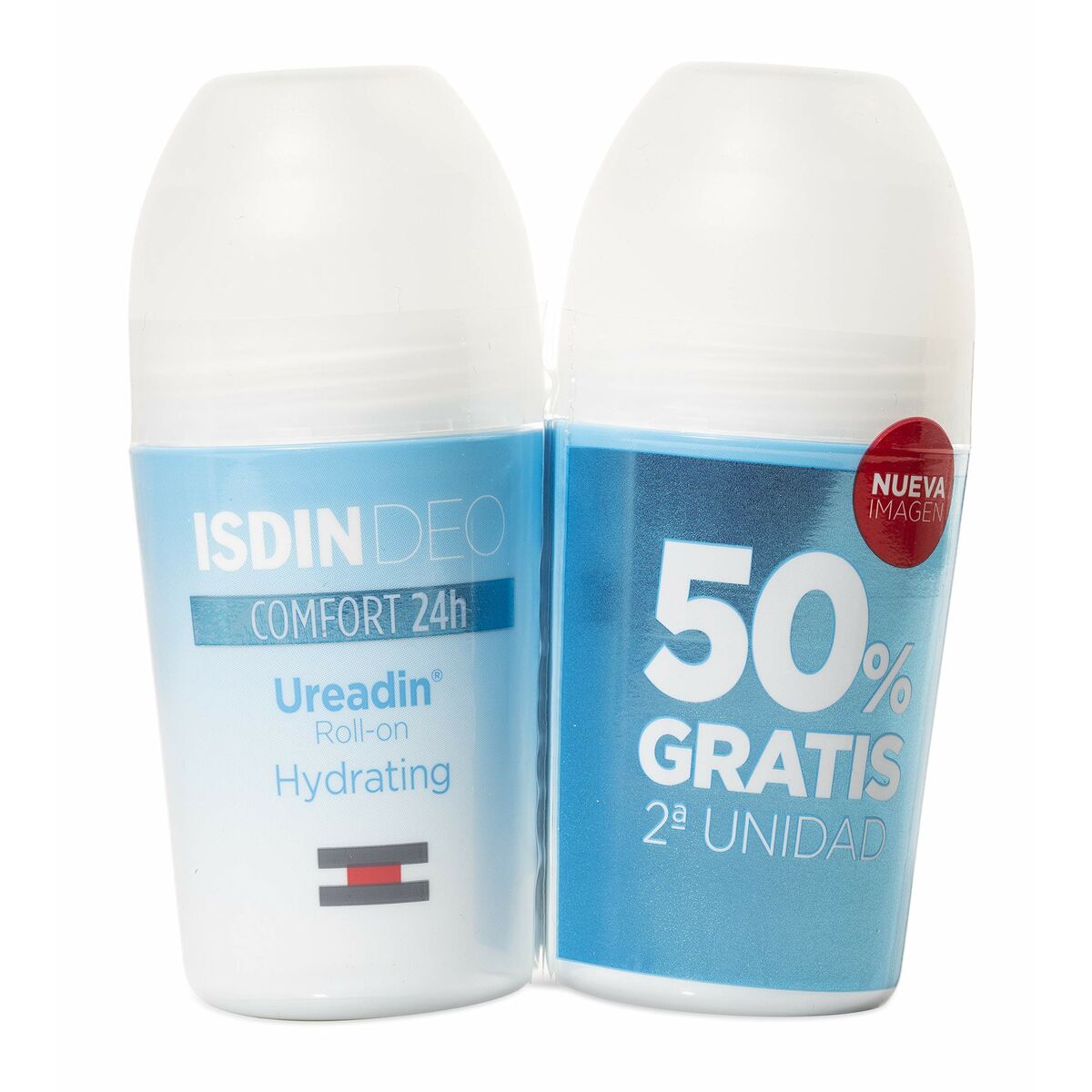 Roll-on deodorant Isdin Ureadin Roll On 2 x 50 ml Fuktgivande 2 Delar