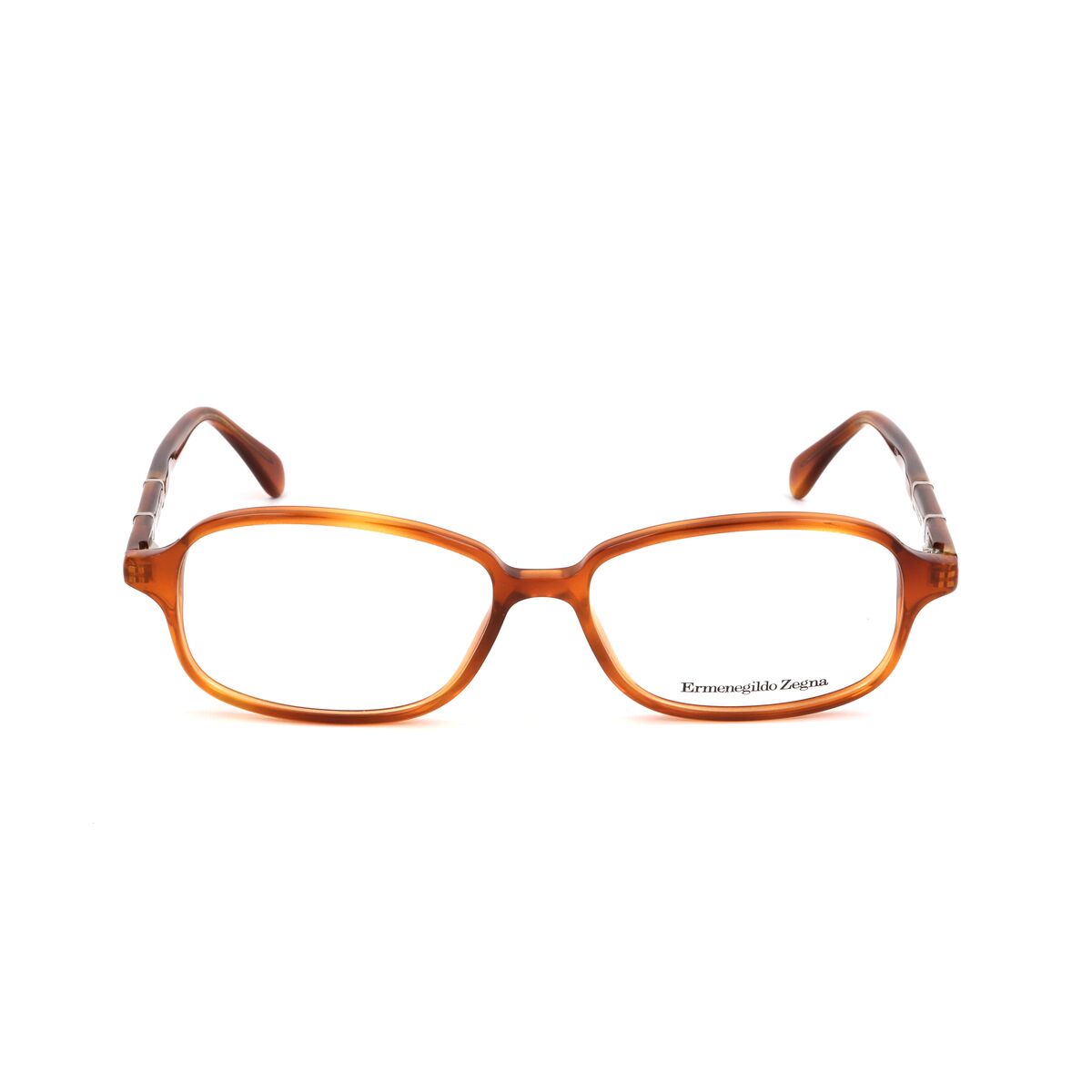 Glasögonbågar Ermenegildo Zegna VZ35010711 Brun Ø 52 mm