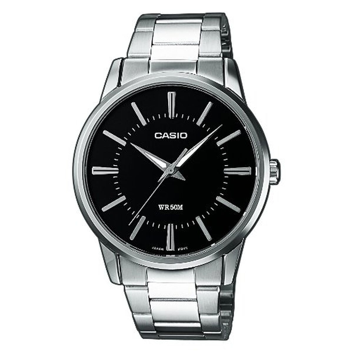 Herrklocka Casio 3 H - BLACK Svart Silvrig (Ø 40 mm)