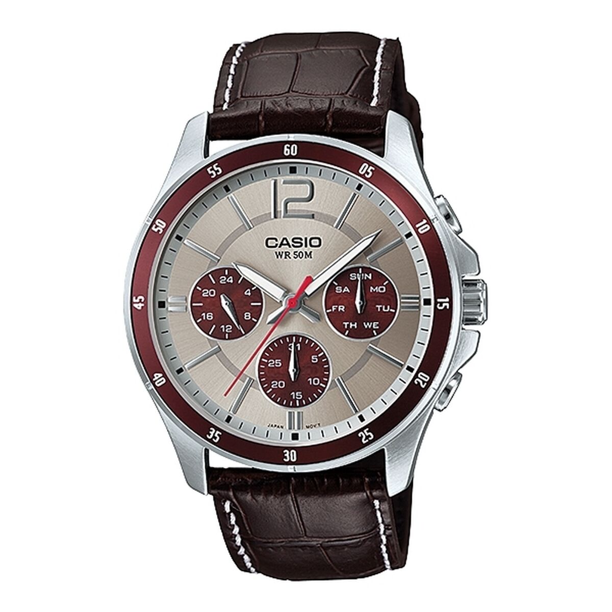 Herrklocka Casio ENTICER GENT Grå (Ø 35 mm) (Ø 43,5 mm)