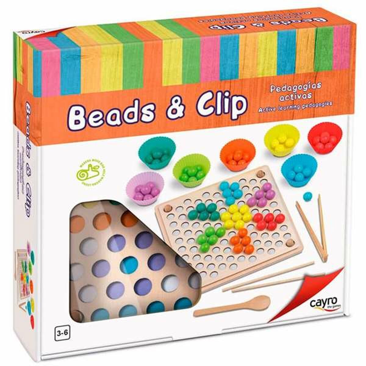 Utbildningsspel Cayro Bead & Clip