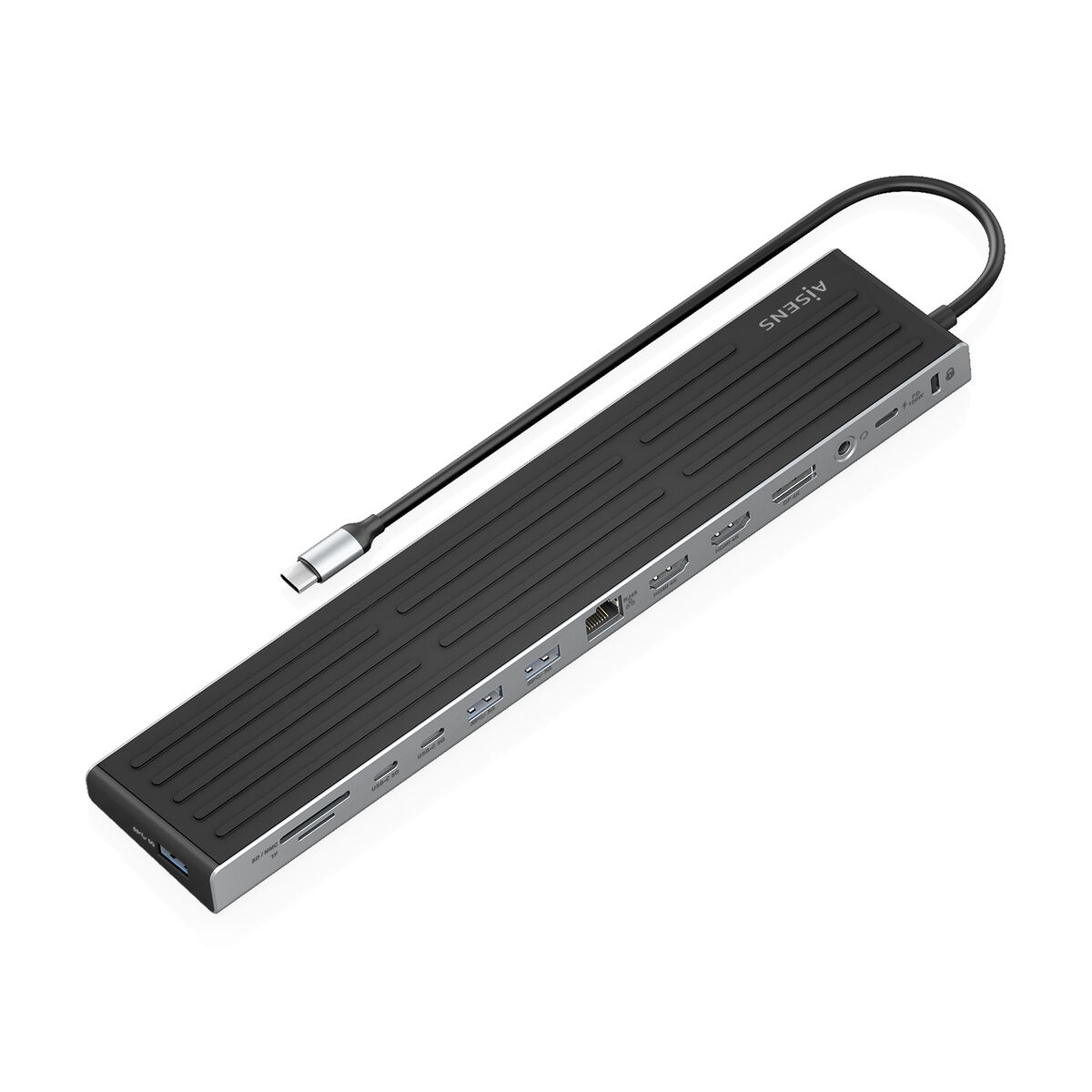 USB-HUB Aisens ASUC-13P042-GR Grå