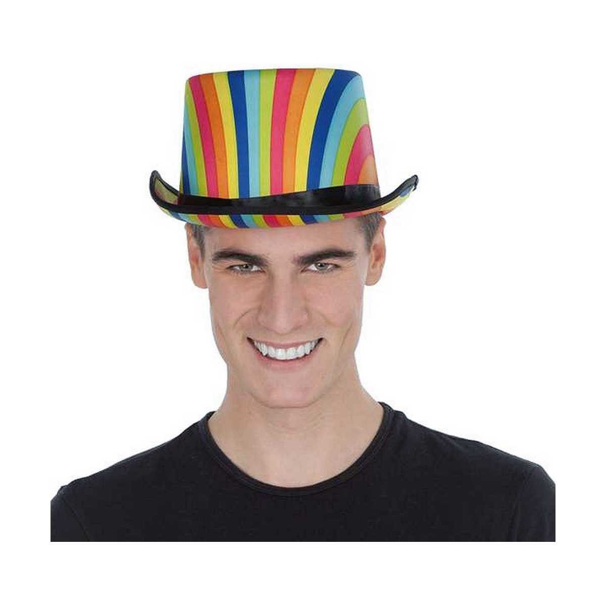 Hög hatt My Other Me Rainbow Multicolour S - 3