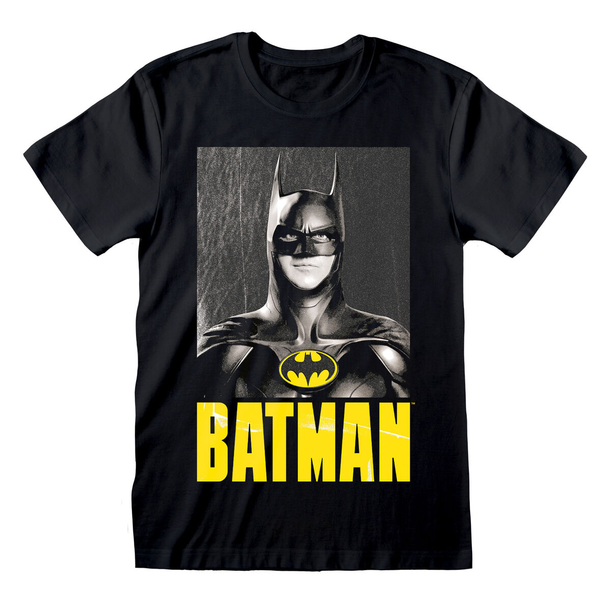 T-shirt med kortärm Batman Keaton Batman Svart Unisex - 3